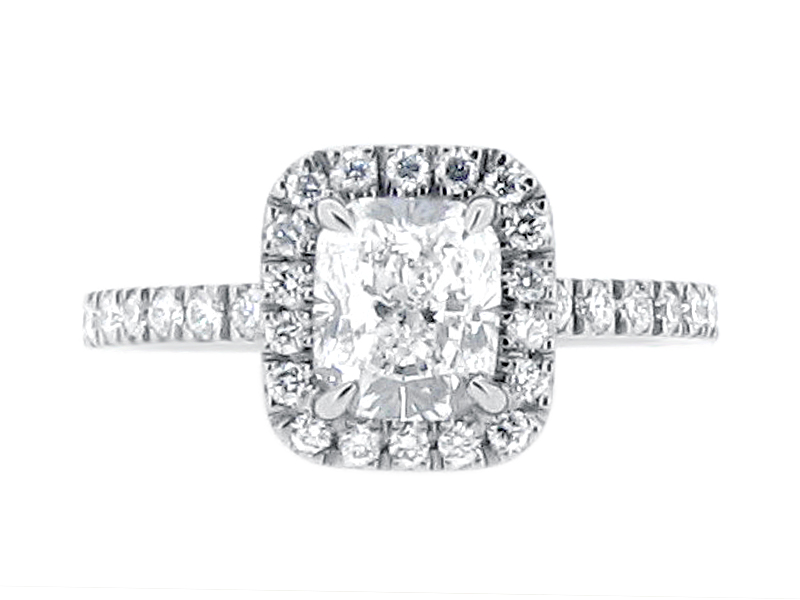 Harry winston princess hot sale cut engagement ring