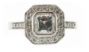 Custom made engagement ring