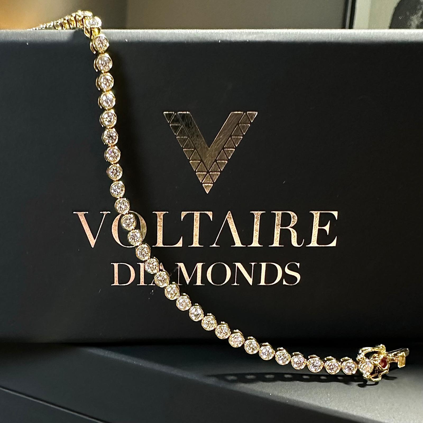 Bezel Tennis Bracelet